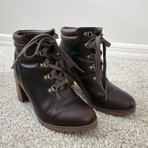 Timberland size 7.5 Allington Boots Dark Brown
